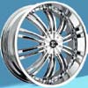 Image of 2 CRAVE No1 CHROME wheel