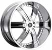 Image of 2 CRAVE No4 CHROME SUV wheel