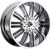 Image of 2 CRAVE No7 CHROME SUV wheel