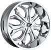 Image of 2 CRAVE No8 CHROME SUV wheel