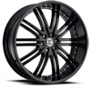 Image of 2 CRAVE No11 SATIN BLACK SUV wheel