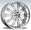 Image of 2 CRAVE No11 CHROME wheel