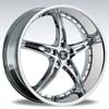 Image of 2 CRAVE No14 CHROME wheel