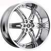 Image of 2 CRAVE No16 CHROME wheel