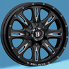 Image of SPECIALS BLOWOUT BALLISTIC Scythe Wheels Yokohama Tires (For Dodge Ram) wheel