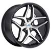 Image of MACH M3 BLACK MACHINED wheel