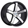 Image of MACH M5 BLACK MACHINED wheel