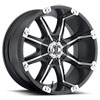 Image of XTREME NX-3 SATIN BLACK MACHINED FACE wheel