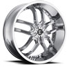 Image of 2 CRAVE No20 CHROME wheel