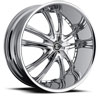 Image of 2 CRAVE No21 CHROME SUV wheel