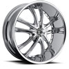 Image of 2 CRAVE No24 CHROME SUV wheel