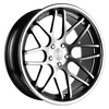 Image of VERTINI MAGIC BLACK MACHINED wheel