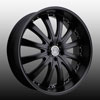 Image of VERSANTE 219 12 SPOKE MATTE BLACK SUV wheel