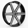 Image of VERSANTE 228 BLACK MACHINED 6 SPOKE wheel