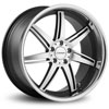 Image of VOSSEN VVS086 MATTE BLACK MACHINED wheel