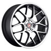 Image of BAVARIA BC7M CONCAVE MATTE BLACK MACHINED CHR LIP wheel