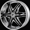 Image of DIABLO ELITE CHROME SUV wheel