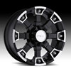 Image of VISION OFFROAD BRUTAL MATTE BLACK MACHINED wheel