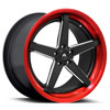 Image of ADVENTUS AVS-2 BLACK RED LIP wheel