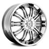 Image of TIS 532 CHROME wheel