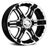 Image of GEAR 713 DOUBLE PUMP BLACK MACHINED wheel