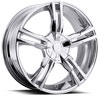 Image of PLATINUM 292 SABER CHROME wheel