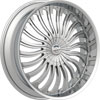 Image of BORGHINI B24 CHROME SUV wheel