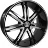 Image of BORGHINI B14 BLACK SUV wheel