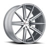 Image of BLAQUE DIAMOND BD NINE SILVER POLISHED wheel