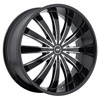 Image of AVENUE A610B MACHINE BLACK SUV wheel