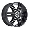 Image of AVENUE A612B MACHINE BLACK SUV wheel