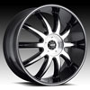 Image of MKW M112B MACHINE BLACK SUV wheel