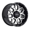Image of MKW OFFROAD M92 BLACK MACHINED wheel