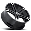 Image of STRADA DOMANI GLOSS BLACK MACHINE TIP wheel