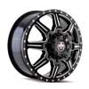 Image of MAYHEM MONSTIR DUALLY BLACK FRONT wheel