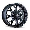 Image of MAYHEM WARRIOR BLACK MILLED  wheel