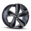 Image of TOUREN TR71 BLACK MILLED wheel