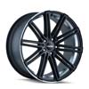 Image of TOUREN TR40 BLACK MACHINE LIP LINE wheel