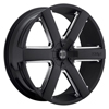 Image of 2 CRAVE No31 BLACK WITH CHROME  wheel