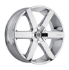 Image of 2 CRAVE No31 CHROME  wheel