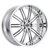 Image of 2 CRAVE No33 CHROME  wheel