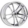 Image of 2 CRAVE No34 CHROME  wheel