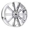 Image of 2 CRAVE No47 CHROME SUV wheel