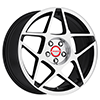 Image of SHIFT RACING AXLE MACHINE BLACK wheel