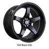 XXR 555 FLAT BLACK