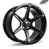 Image of ACE FLOWFORMED AFF06 GLOSS BLACK MILLED wheel