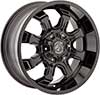 Image of PANTHER OFF ROAD 579 GLOSS BLACK MACHINED wheel