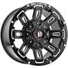 Image of BALLISTIC 958 RAVAGE BLACK MILLED wheel