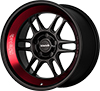 Image of KLUTCH ML1 MATTE BLACK RED wheel