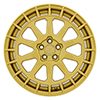Image of BLACK RHINO BOXER GOLD wheel